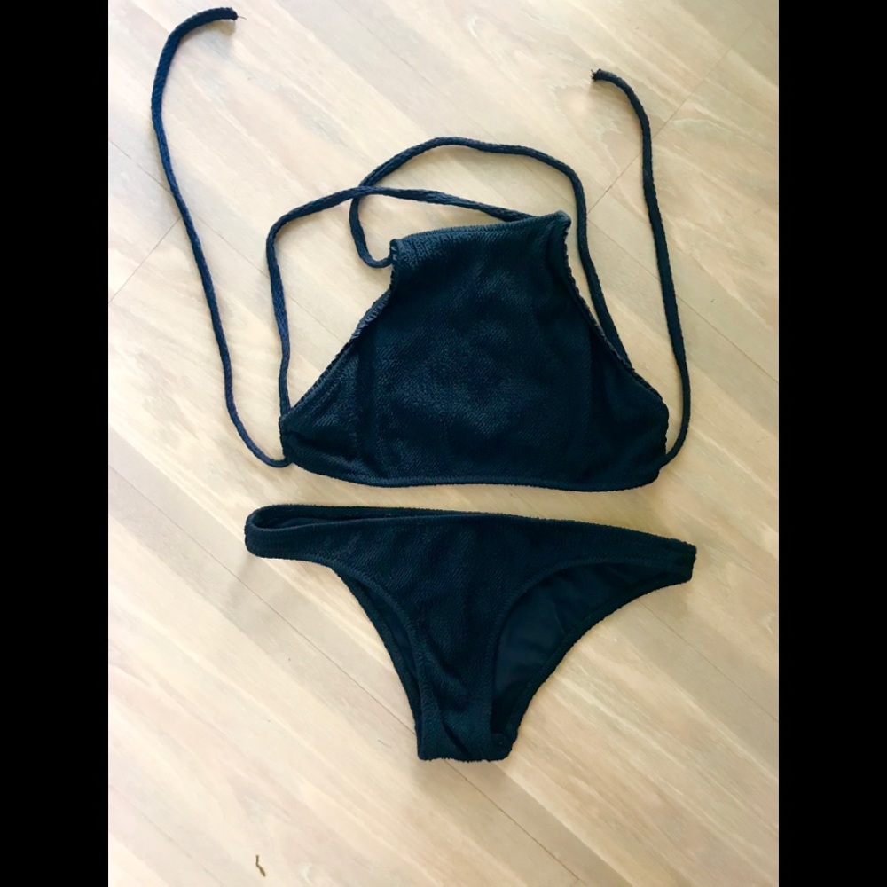 Black bathing suit